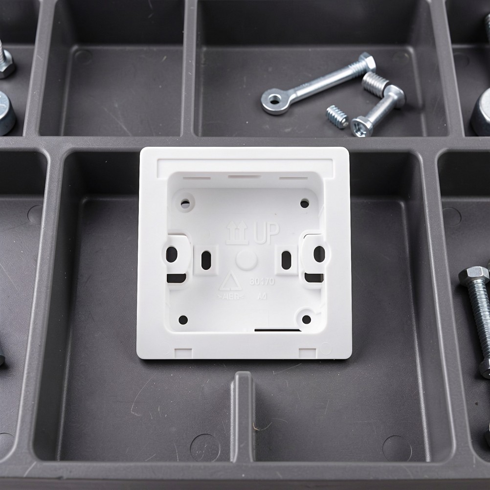 2Pcs White Plastic Ac Controller Holder for Wall Mounted Thermostat