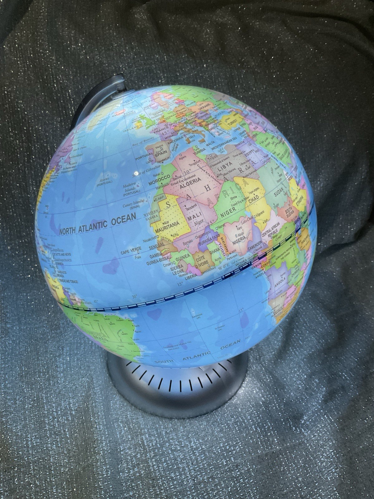 Costway 8" World Globe Illuminated Education Globe See Pics Map