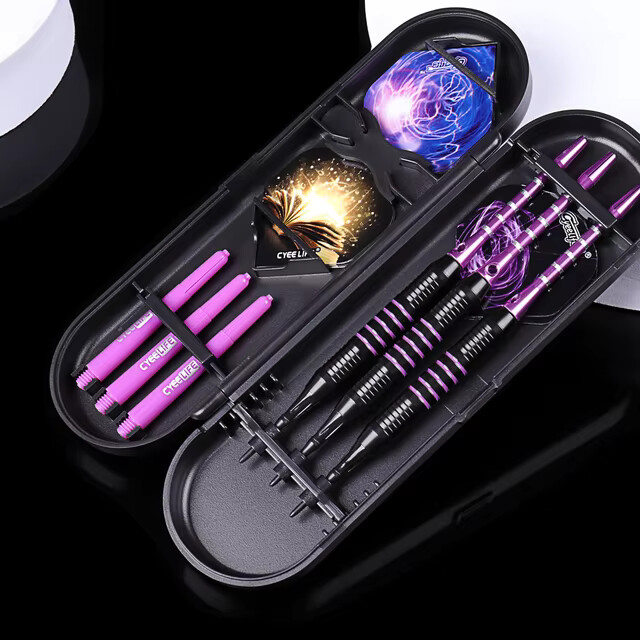 CyeeLife Darts Plastic Tip 18g Professional Soft Tip Darts with Storage Box