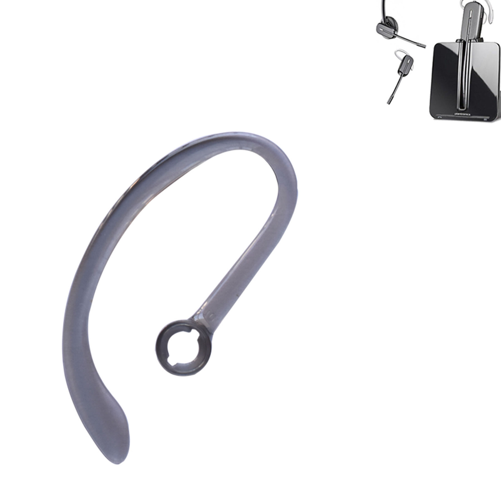 1 pc. Medium Plantronics Gray Earhooks/Earclip for SAVI CS540 W740 W745 W440