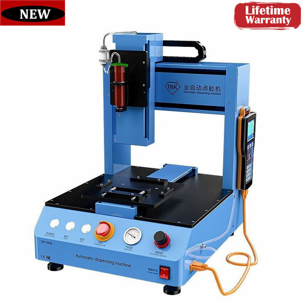 TBK-983B Glue Dispenser Automatic Dispensing Adhesive Solder Machine UV Glue