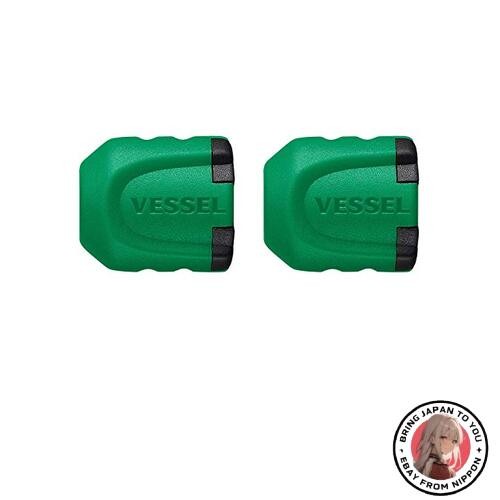 New VESSEL NMS-2PG Screw Magnetizer Catcher Short Type Green Pack of 2