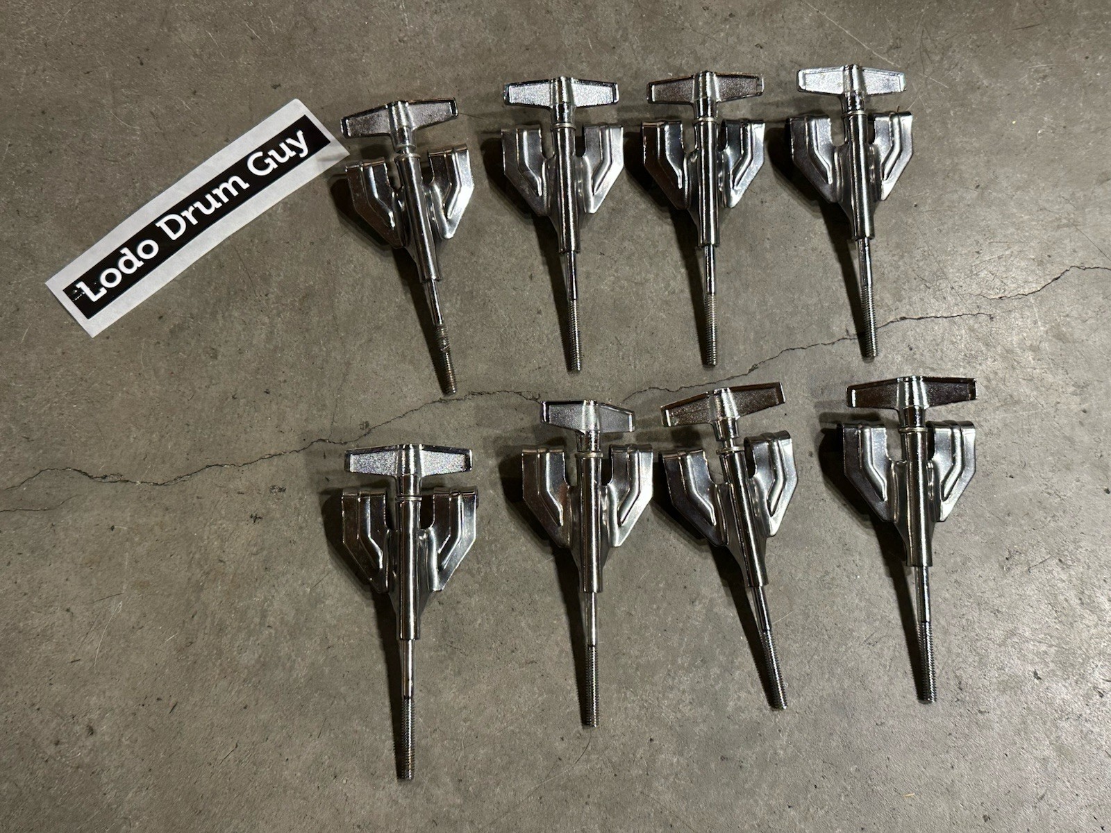 (8) TAMA 1980's Bass Drum T-Rods Claws Superstar Imperialstar SwingStar etc #WB7