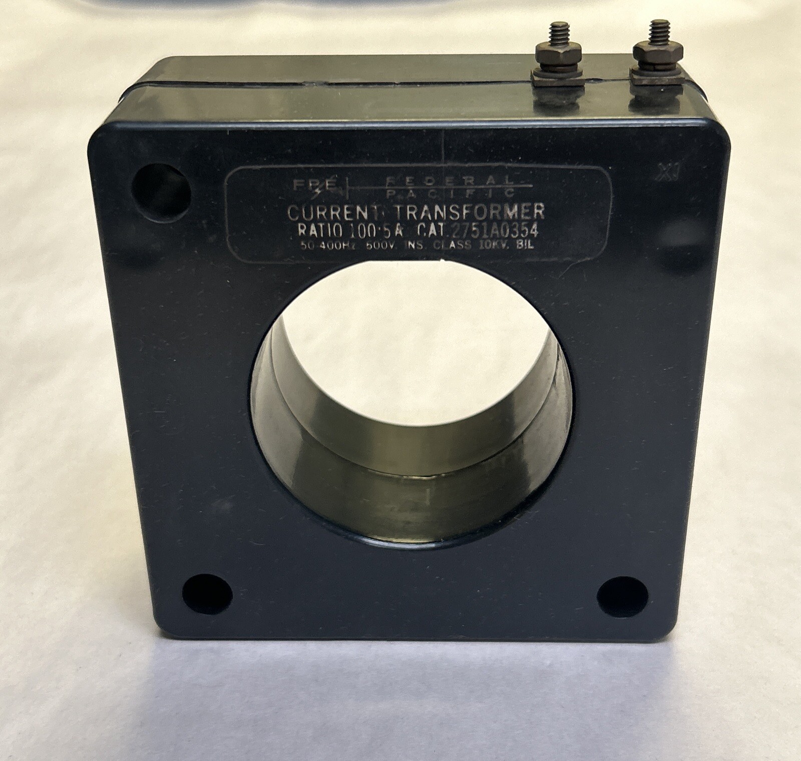 FEDERAL PACIFIC,2751A0354,CURRENT TRANSFORMER NOS