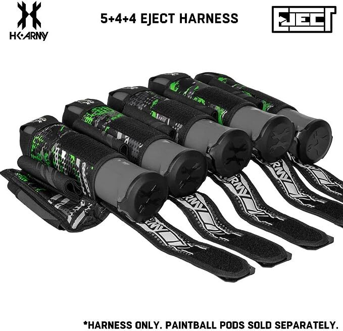 HK Army 5+4 Eject Paintball Harness Pod Pack - Electric