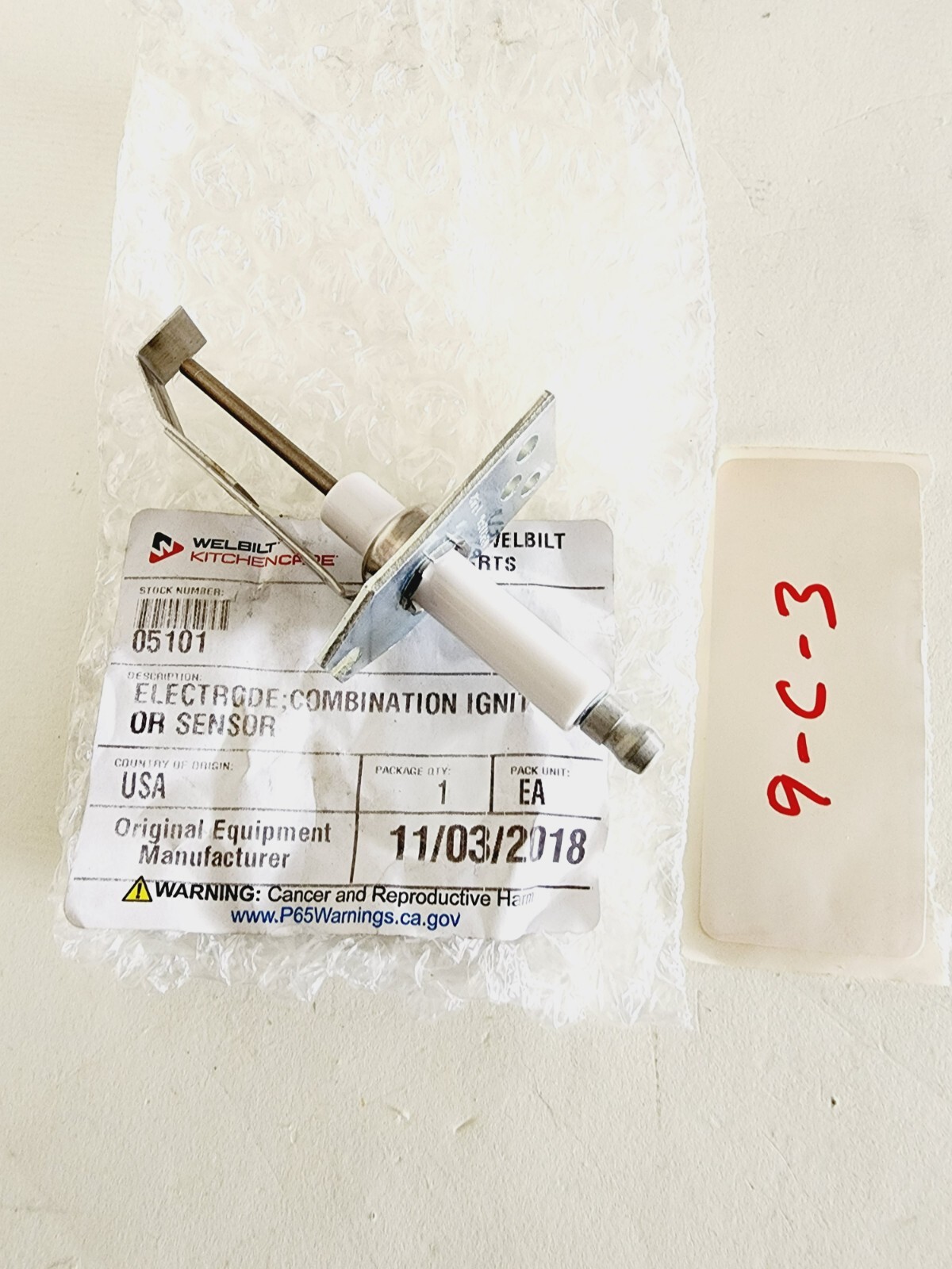 Welbilt KitchenCare 0347ASD Electrode Combination Ignition Ignitor