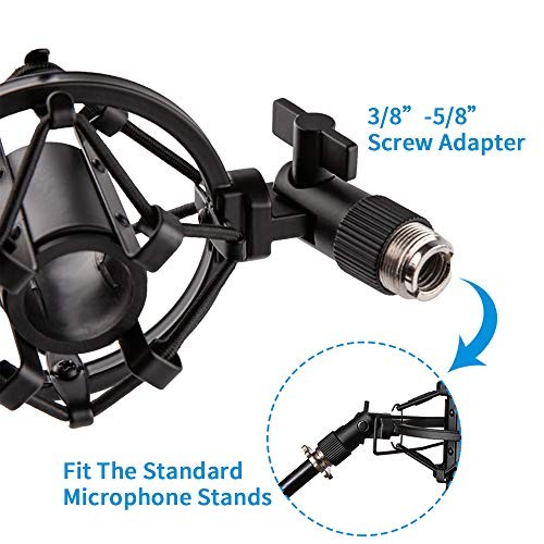 Lyrcro Microphone Shock Mount For 21Mm-23mm Small Diameter Size Instru
