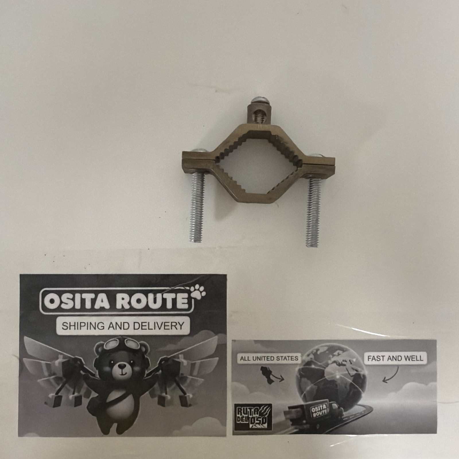NSI G-2-S Bronze Ground Clamp 1-1/4"–2" Pipe #2 TO #10 AWG WIRE