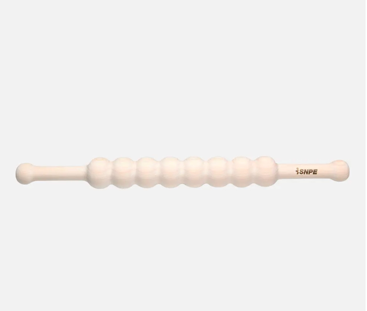 SNPE Wave Stick 8-Bead Cypress Wood Self Massage Roller Leg Calf Thigh Korea