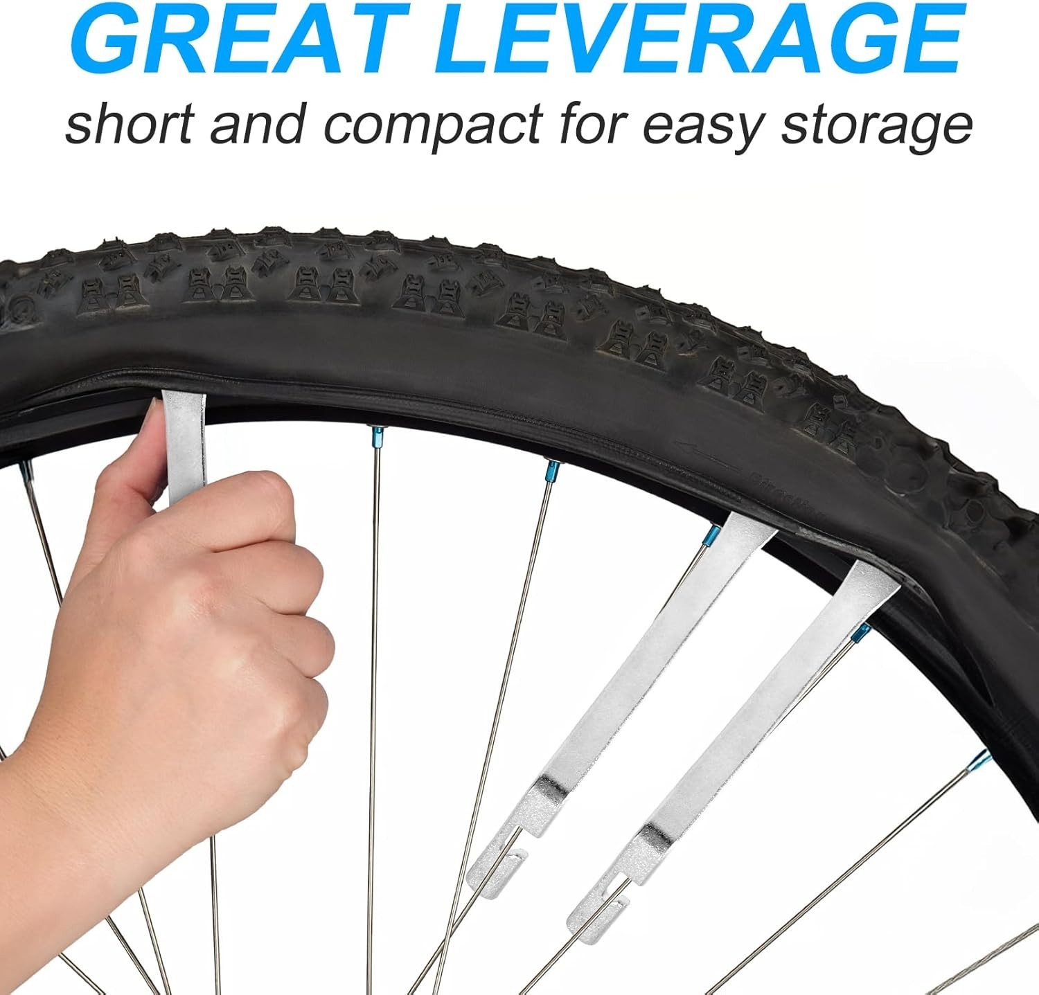 Minimalist Packaging 4pcs Stainless Steel Tire Pry Tools - Easy Storage Solution