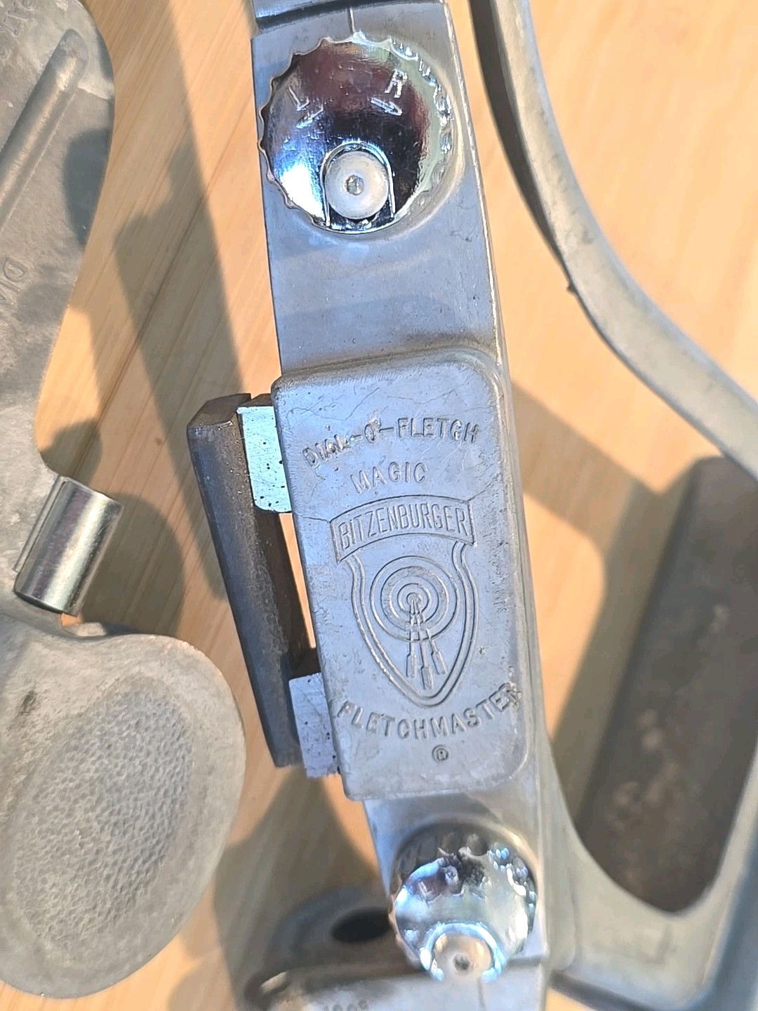 Bitzenburger Dial-O-Fletch Fletchmaster Jig with Right And Straight Clamps