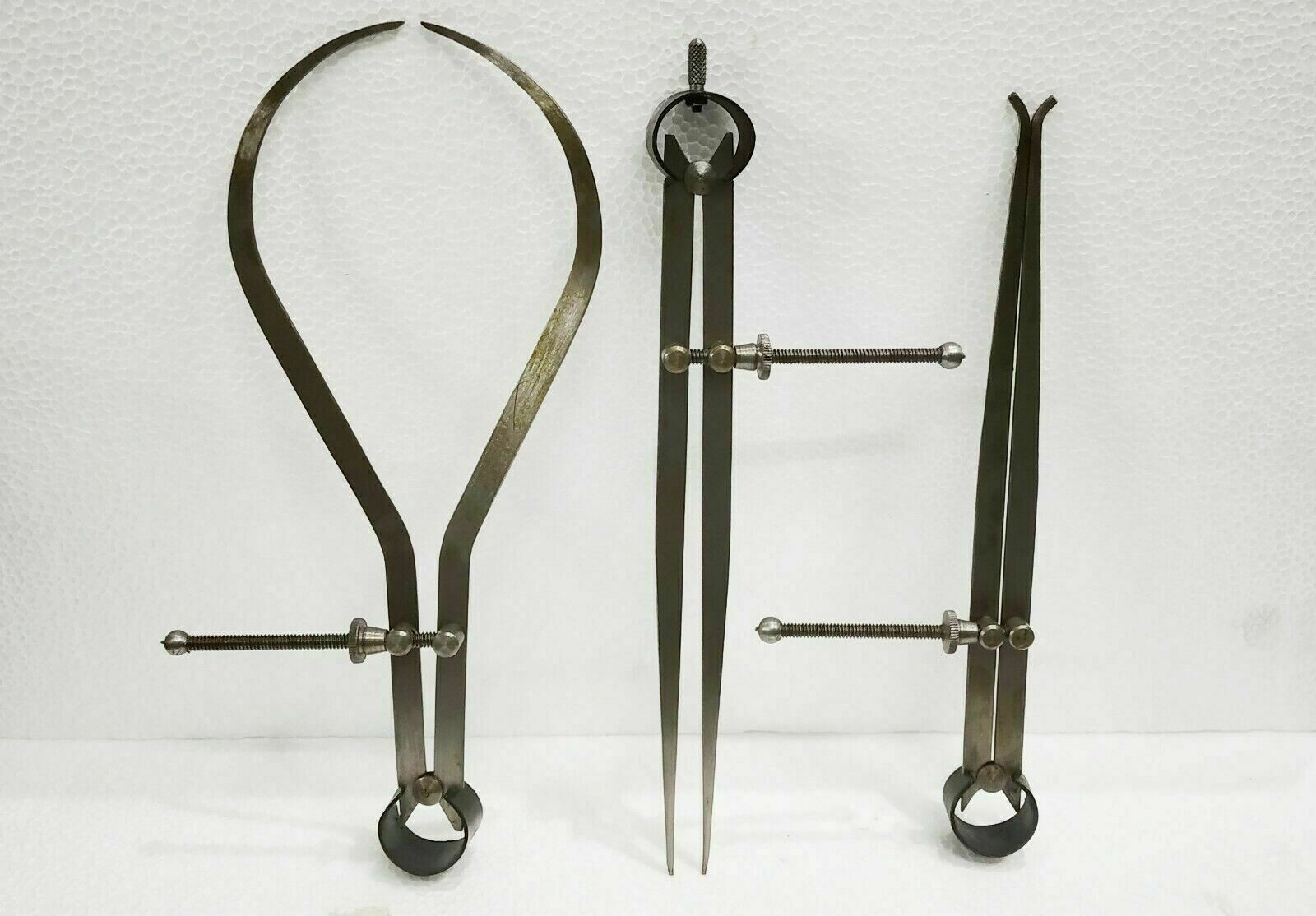 75mm / 3"  Set of 3 Spring Calipers Inside / Outside / Divider