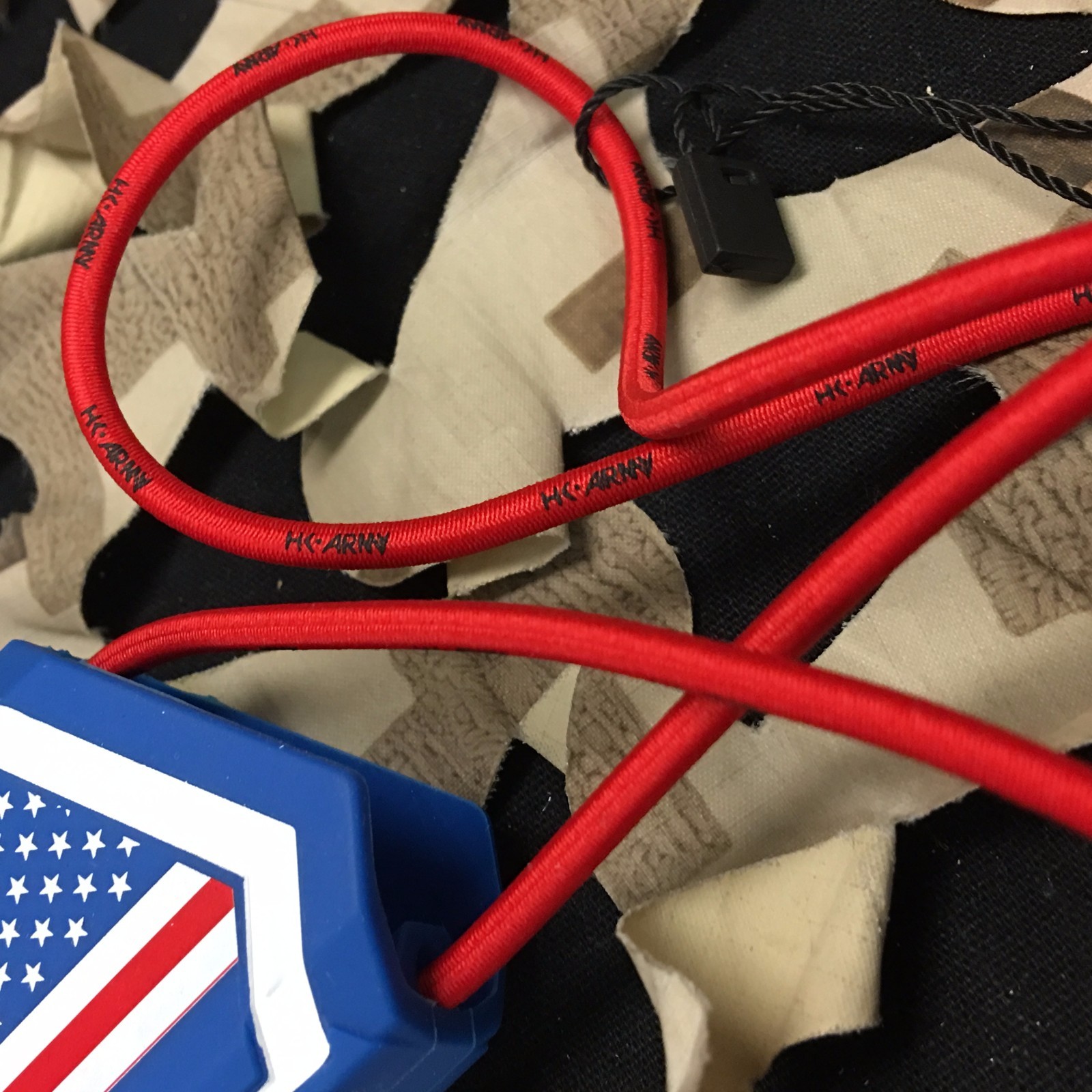NEW HK Army Ball Breaker 2.0 Barrel Cover Sock Plug Condom - USA Red/White/Blue