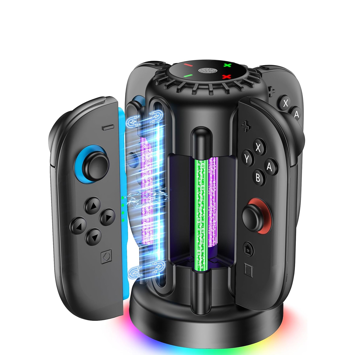 Charging Dock for Nintendo Switch 2 Joy-Pad with LED Magnetic Fast Charger