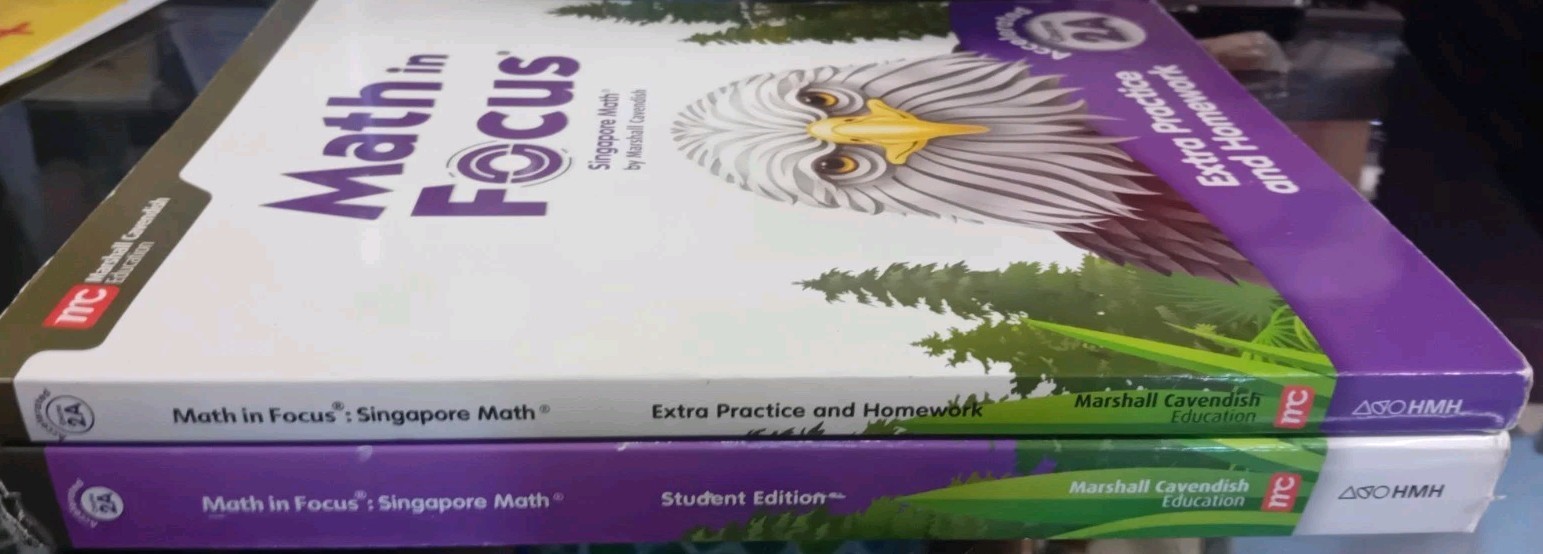 Lot Math in Focus Accelerated Course 2A Student + Extra Practice &Homework 2020