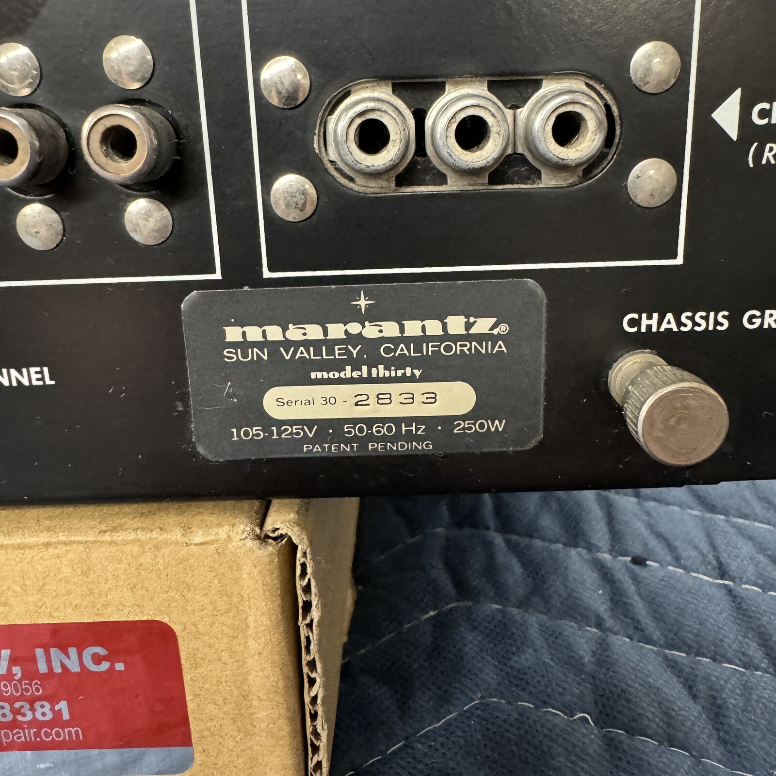 MARANTZ MODEL THIRTY INTEGRATED STEREO AMPLIFIER - SERVICED - CLEANED - TESTED