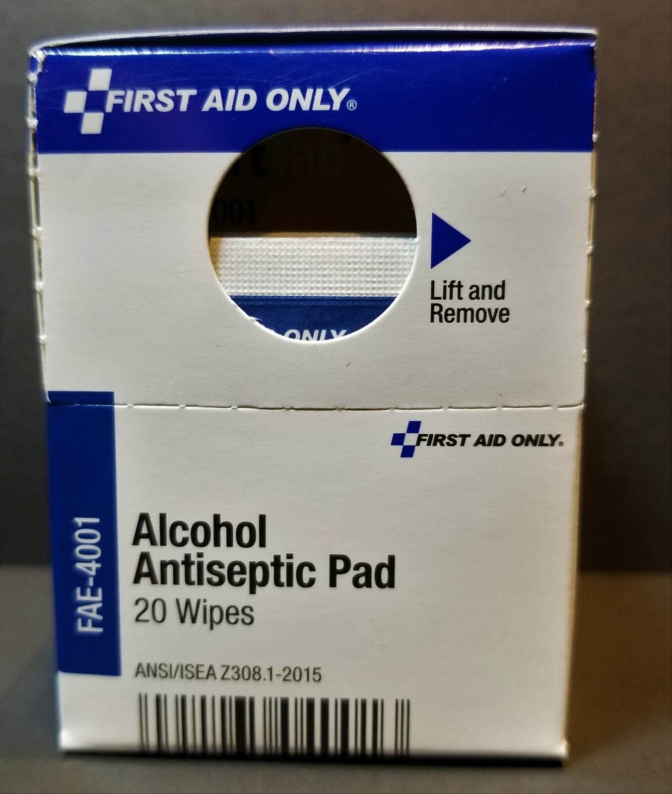 FIRST AID ONLY ALCOHOL ANTISEPTIC PAD 20 CT WIPES NEW EXP 2022