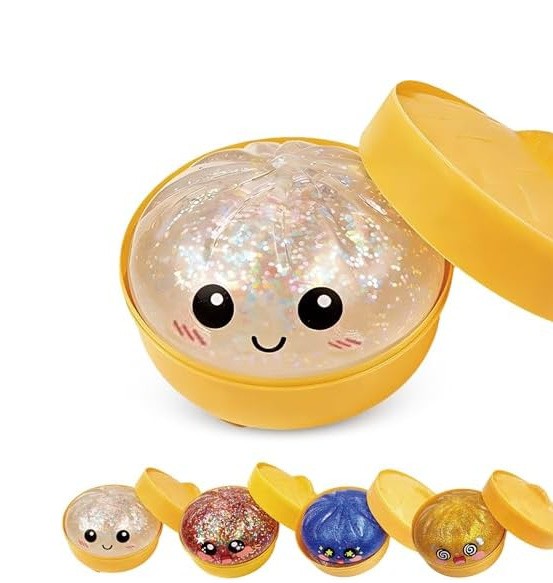 Five Below Mystery Squishy Bun Dumpling RARE GLITTER Limited Edition