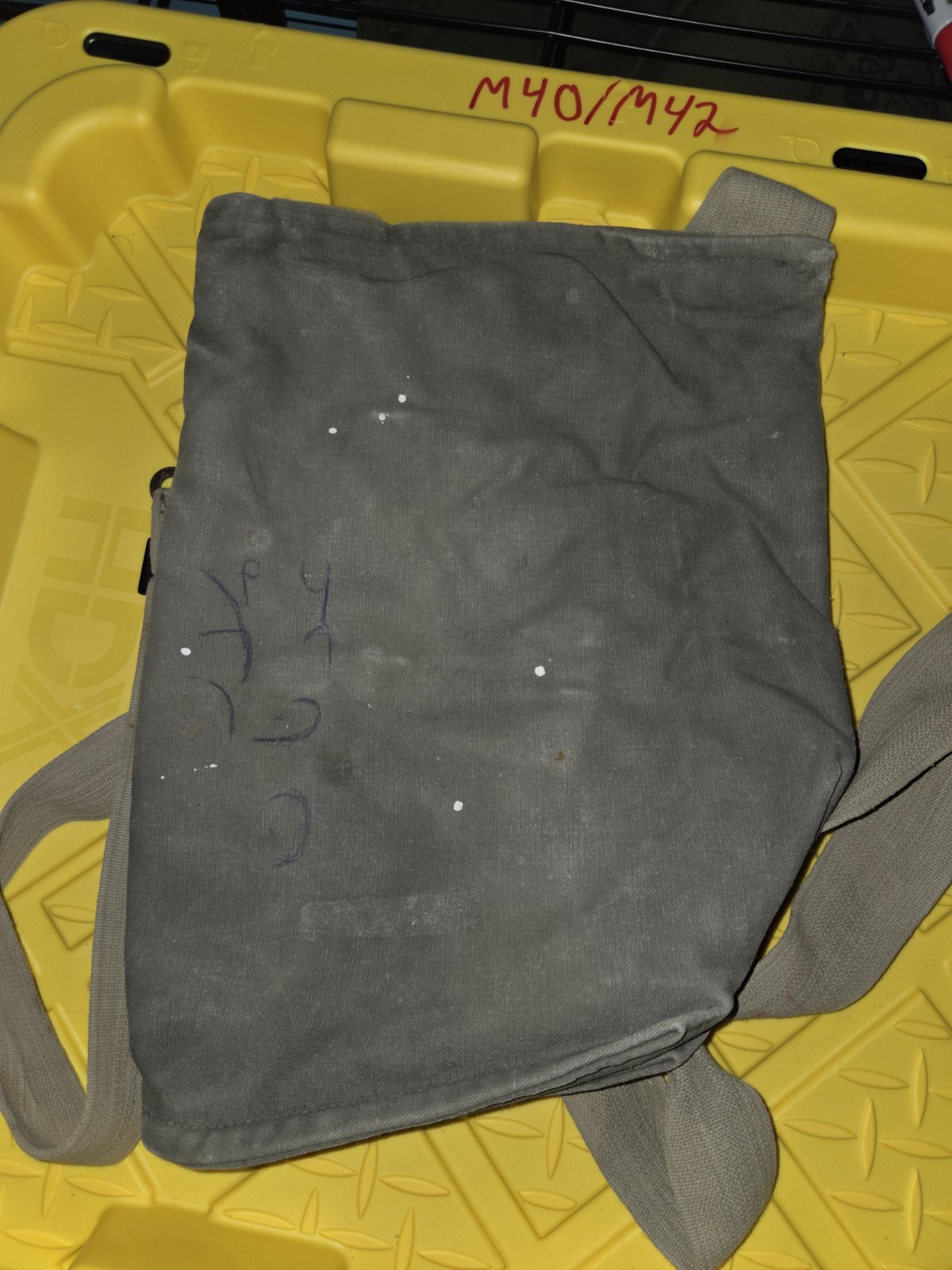 Desert Storm Iraqi Gas Mask Bag - Iraq OIF Desert Storm Bringback