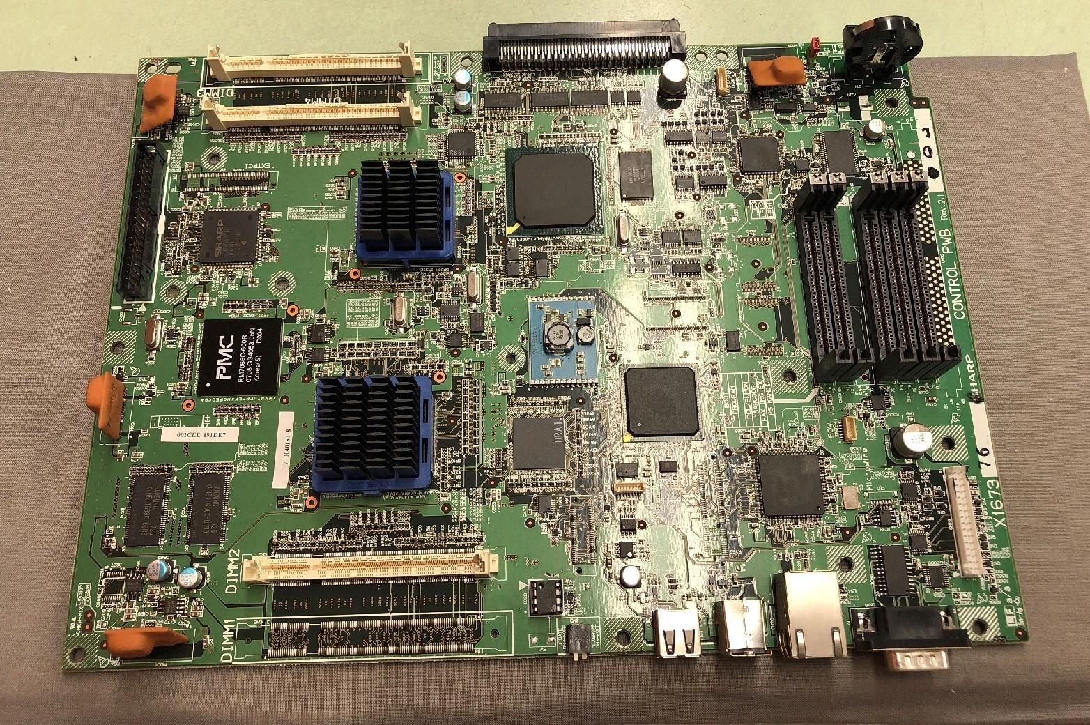 SHARP COPIER CONTROL MAIN BOARD X167376 REV 2.1