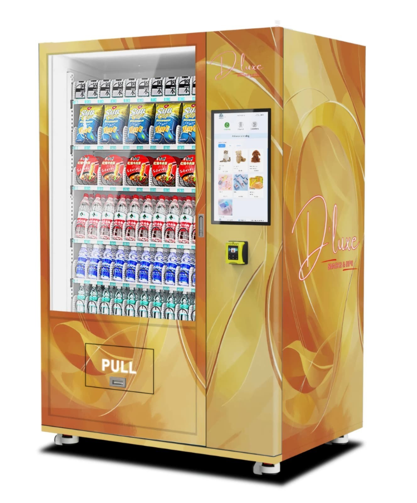 Snack and drinks Vending Machine with lift