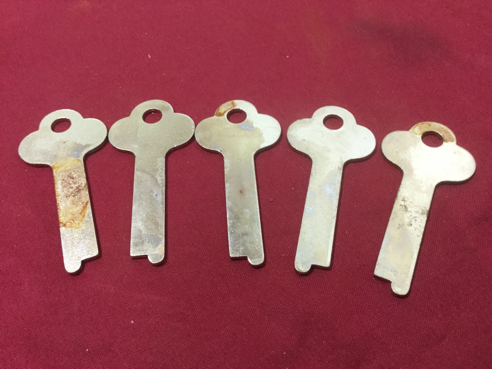 Ilco Aftermarket 1321 Flat Steel Key Blanks, Set of 5 - Locksmith