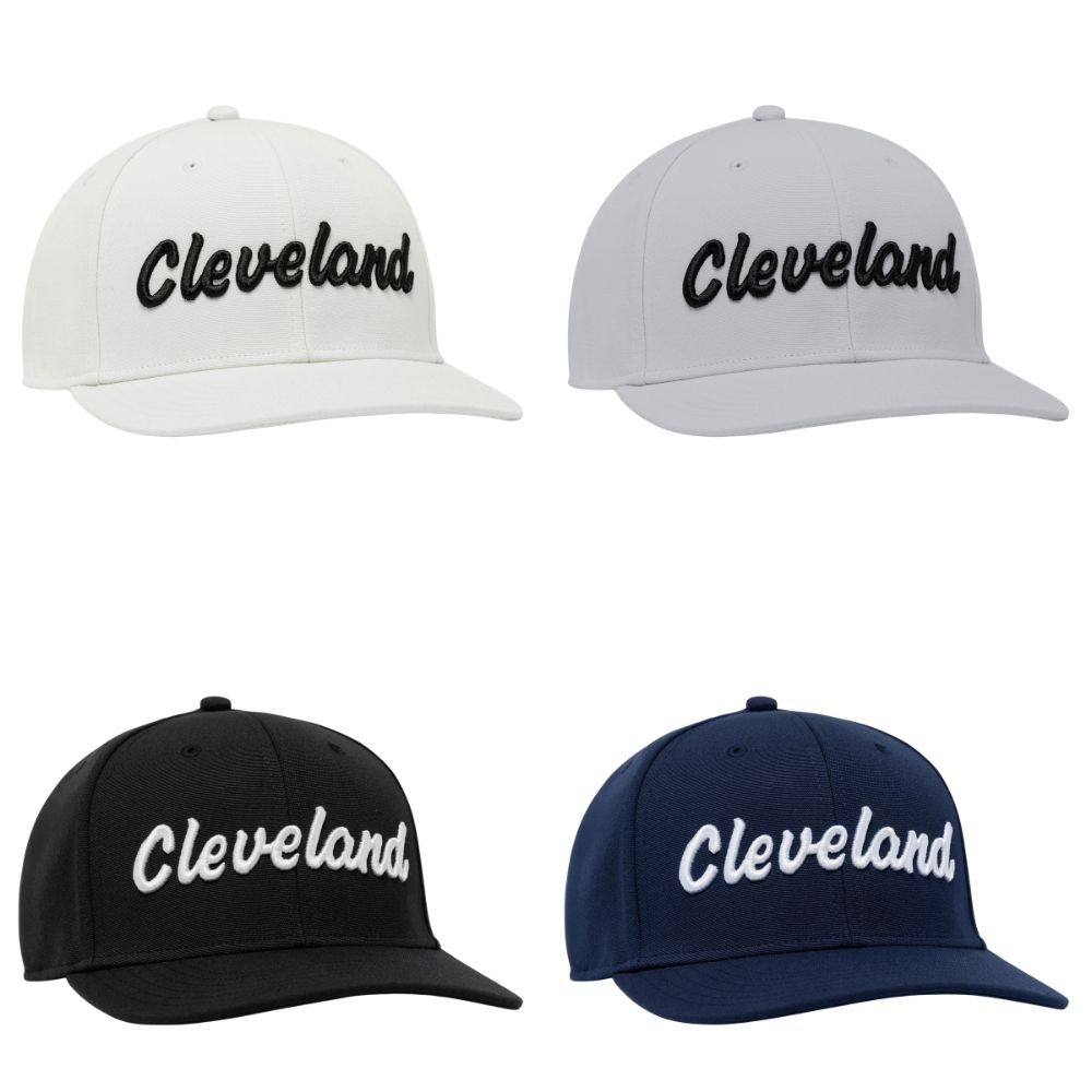 Cleveland Mens CG Retro Snapback Hat Adjustable Golf Cap - New 2026