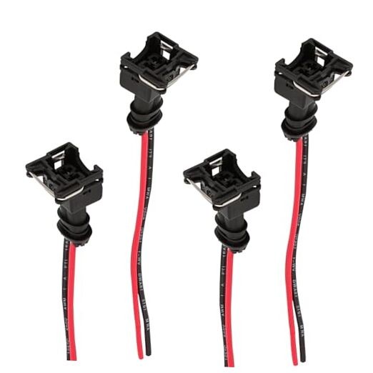 4 PCS Automobile Fuel Injector Connector, Standard Specification Injector