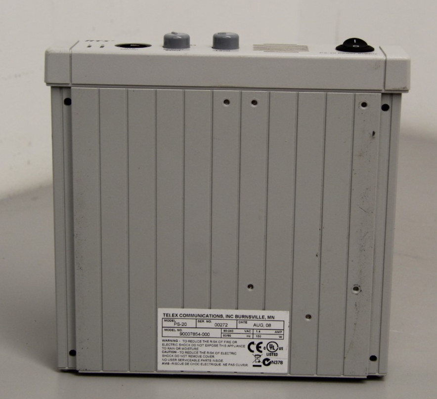 Telex RTS PS-20 Power Supply Bosch Security Systems 90-240VAC