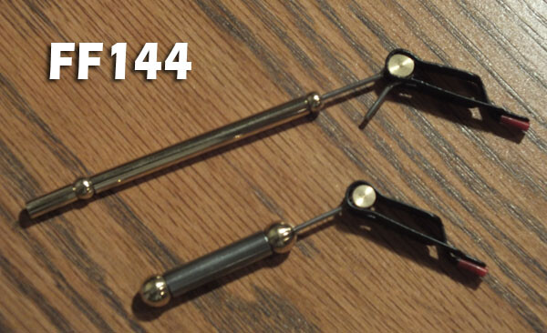 Rotary Hackle Pliers - Set of 2 Long & Short - Rotating Pliers - FF144