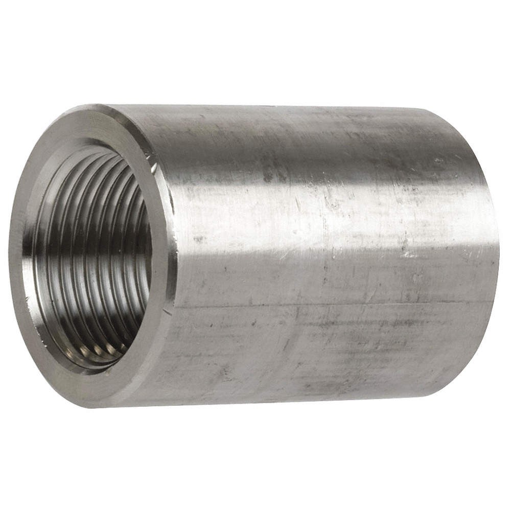 GRAINGER APPROVED 2TY80 Coupling, 316 SS, 1/8 in,FNPT,Class 3000 2TY80