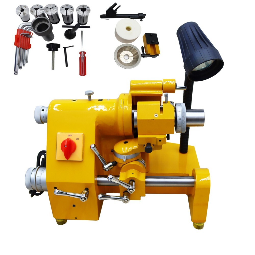 Enhanced 5C Universal Cutter Grinder Machine W/5 Collet 5200RPM  Speed Sharpen