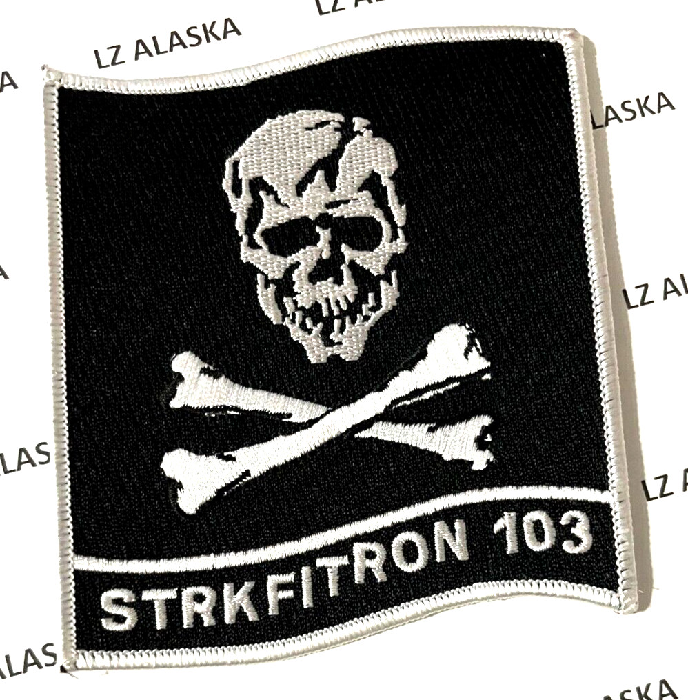 US NAVY STRIKE FIGHTER SQUADRON 103 (VFA-103) JOLLY ROGERS F-18 PATCH N10