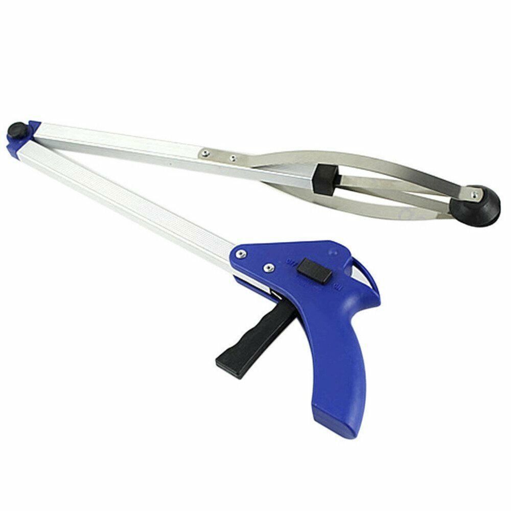 Professional Trash Pick Up Tool 85cm Garbage Grabber Reaching Stick Folding