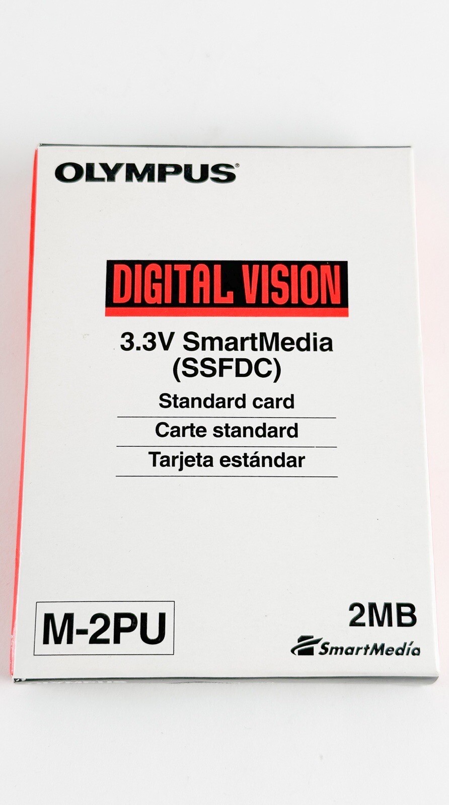 SEALED Olympus Camedia 3.3v Smartmedia SSFDC Memory Card 2mb NOS Vintage 1990s