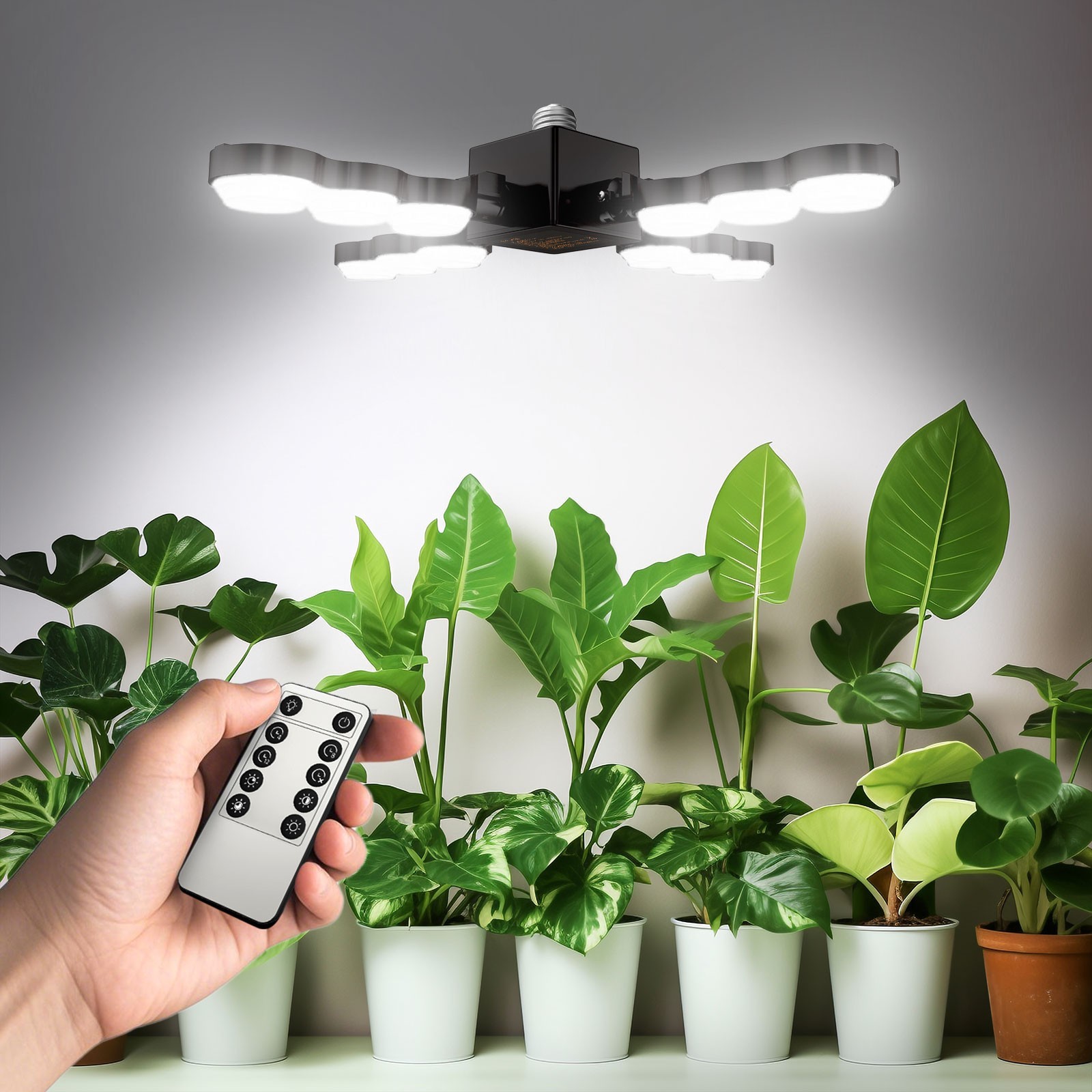 SANSI 80W LED Grow Light for Seedlings Mother Plant Full Spectrum Hydroponic
