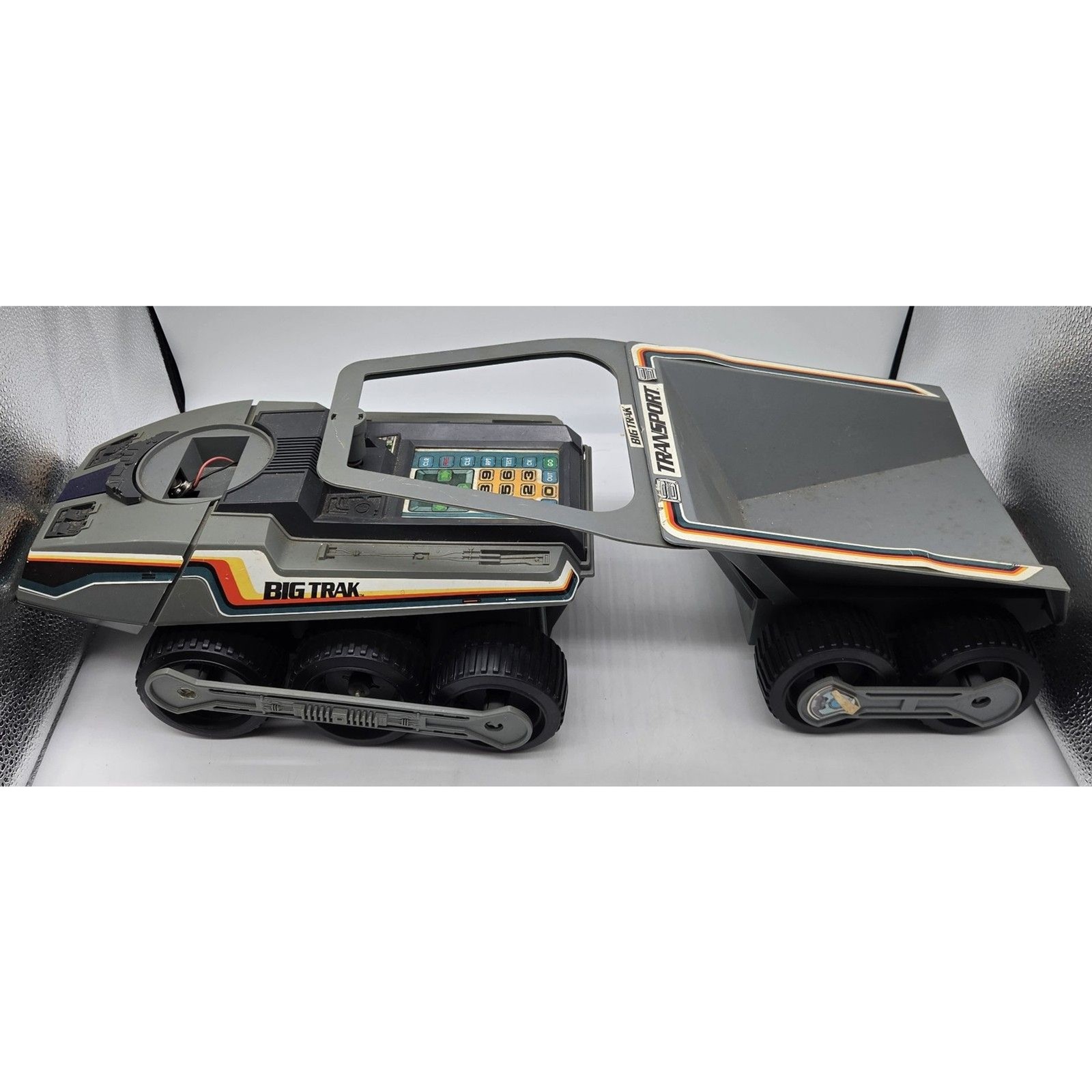 VINTAGE BIG TRAK PROGRAMMABLE TANK AND TRANSPORT FOR PARTS