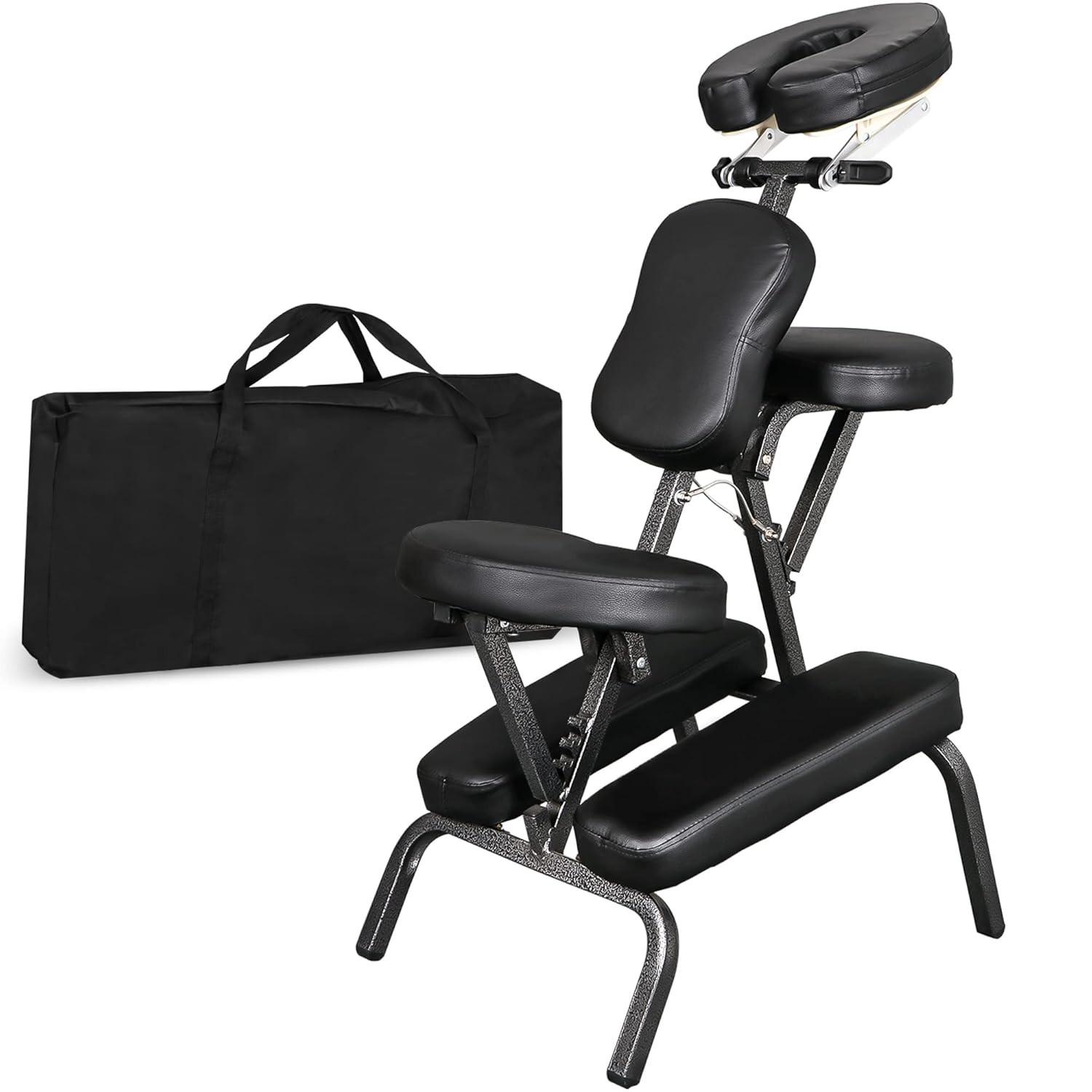 Portable Massage Chair Foldable Tattoo Therapy Chair 4 Inches Thickness Sponge