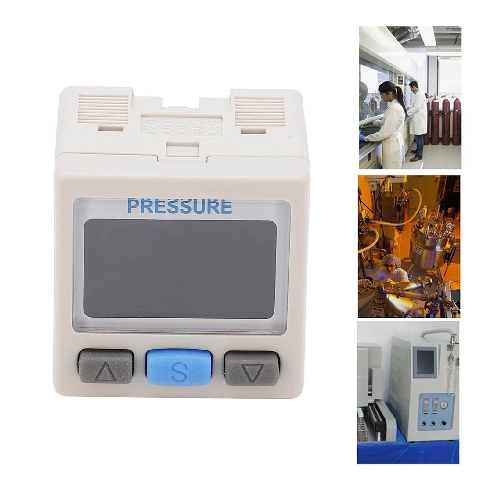 Digital Pressure Switch Pneumatic Vacuum Controller 0 to 101kPa Adjustable Re...