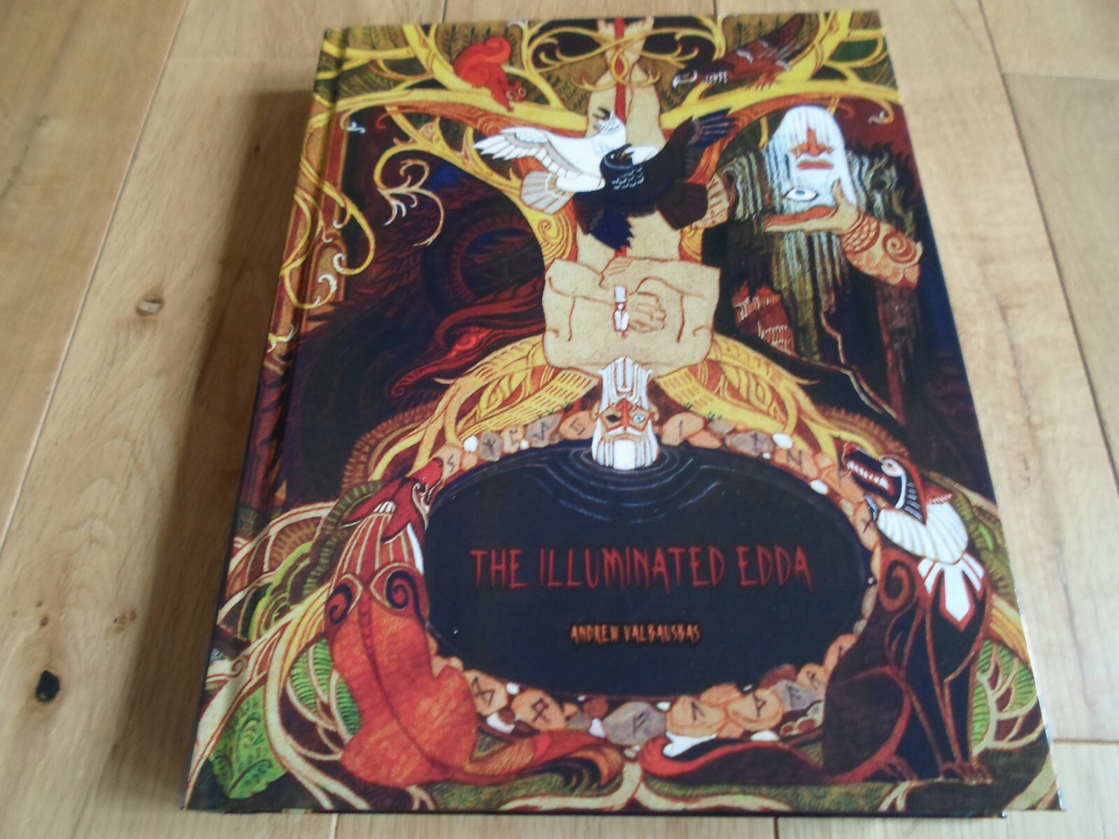 The Illuminated Edda Hardback by Andrew Valkauskas Fate of the Norns (MINT/NEW)