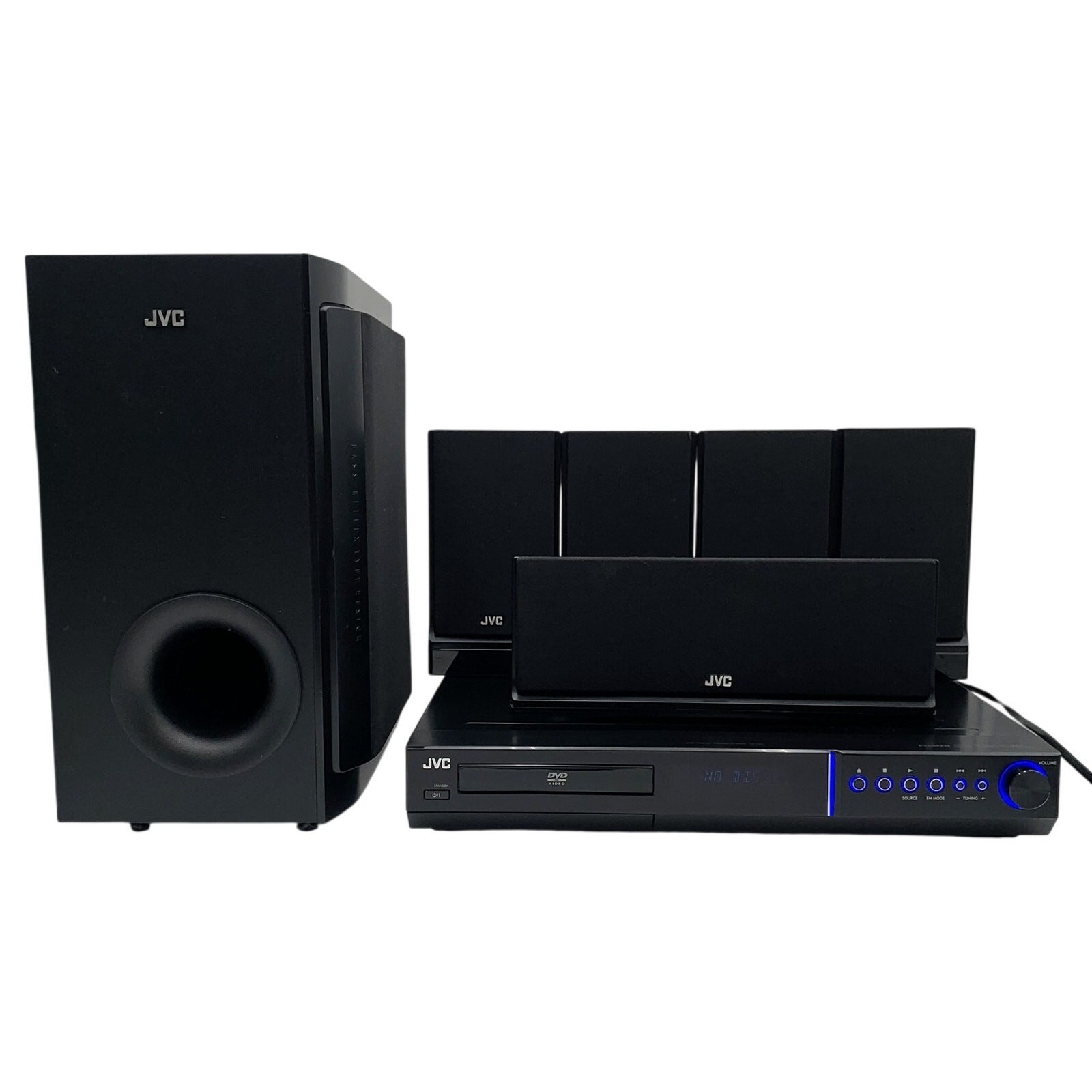 JVC TH‑G41 DVD Home Theater System 5.1 Surround Sound Tested - Works (READ)