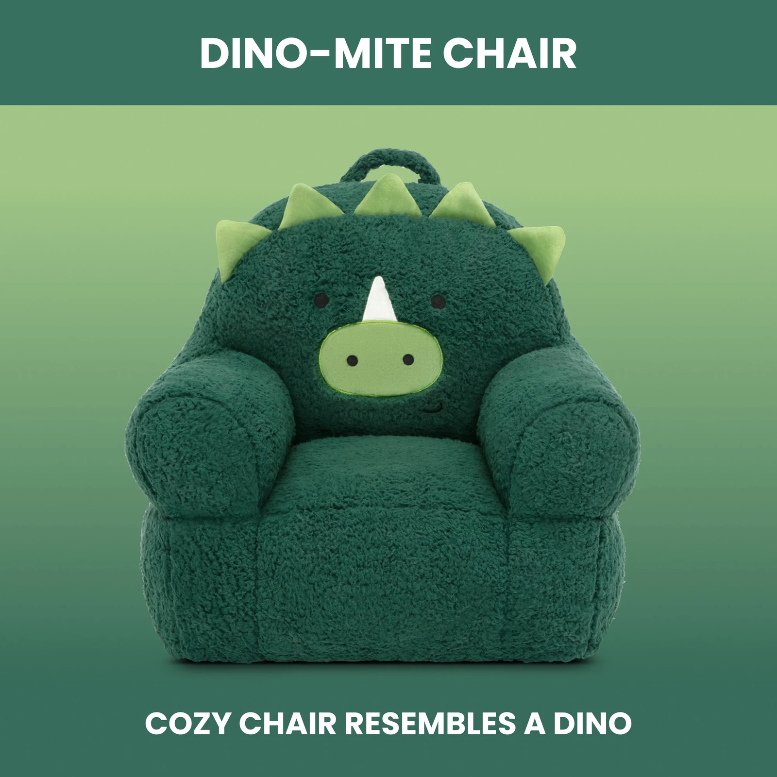 DLT Children Dinosaur Cozee Buddy Chair, Green