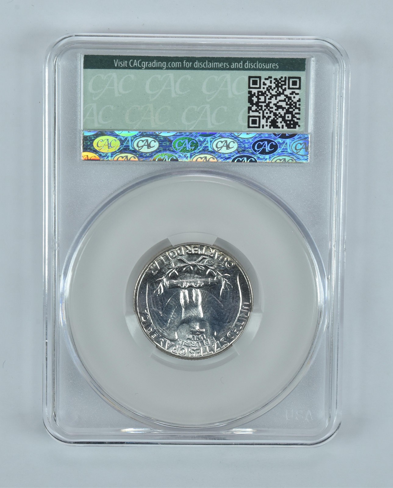 1962 Washington Quarter MS66 CAC CACg