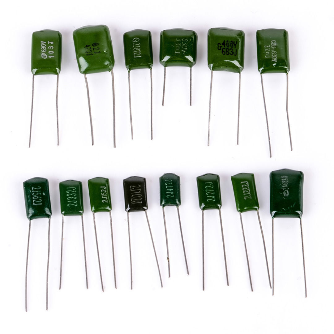 140Pcs 14Values Polyester Film Capacitor Electrolytic Assortment Kit 630V