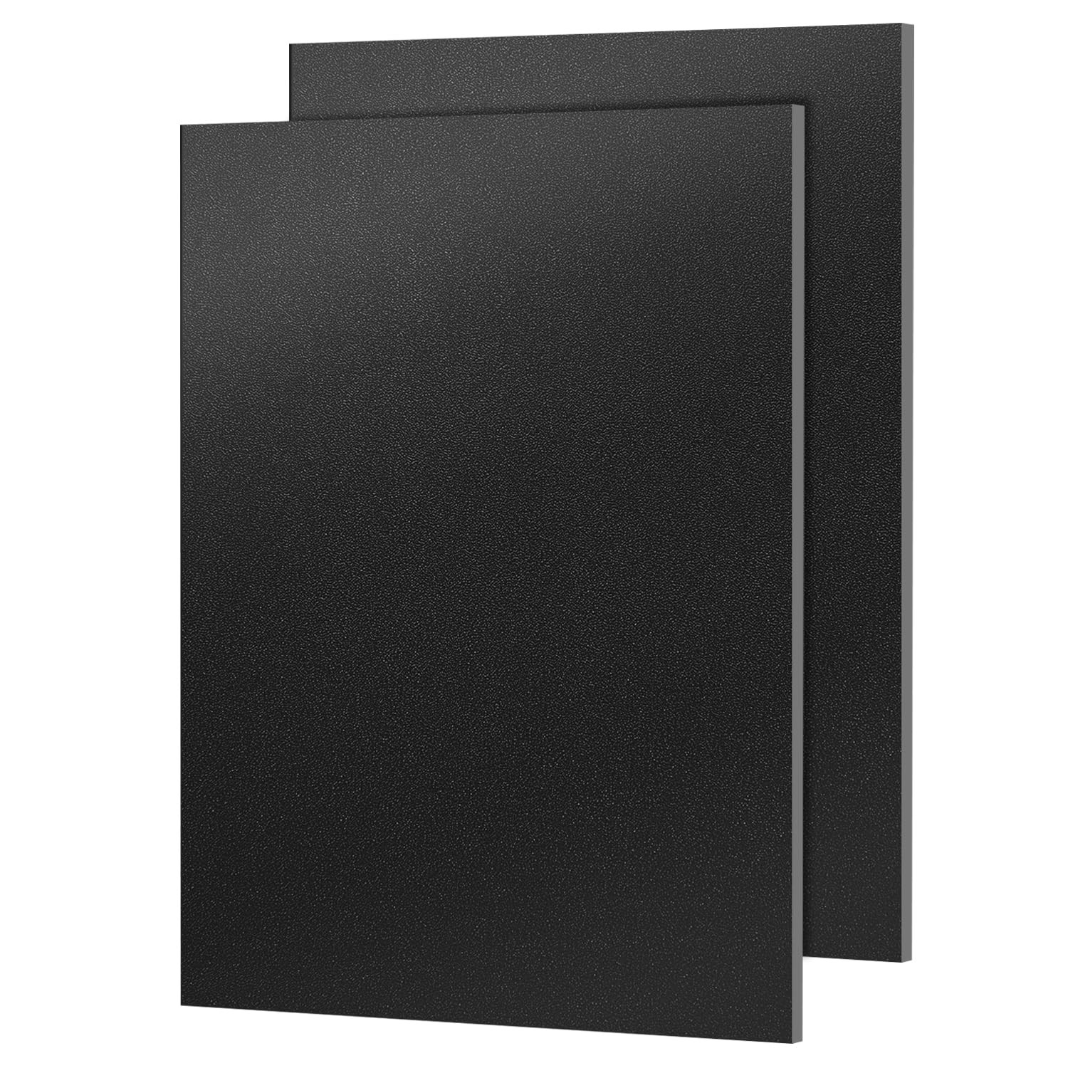 ABS Plastic Sheet 8 X 12 X 1/8 Inch Thick 3Mm Moldable Plastic Sheet Black
