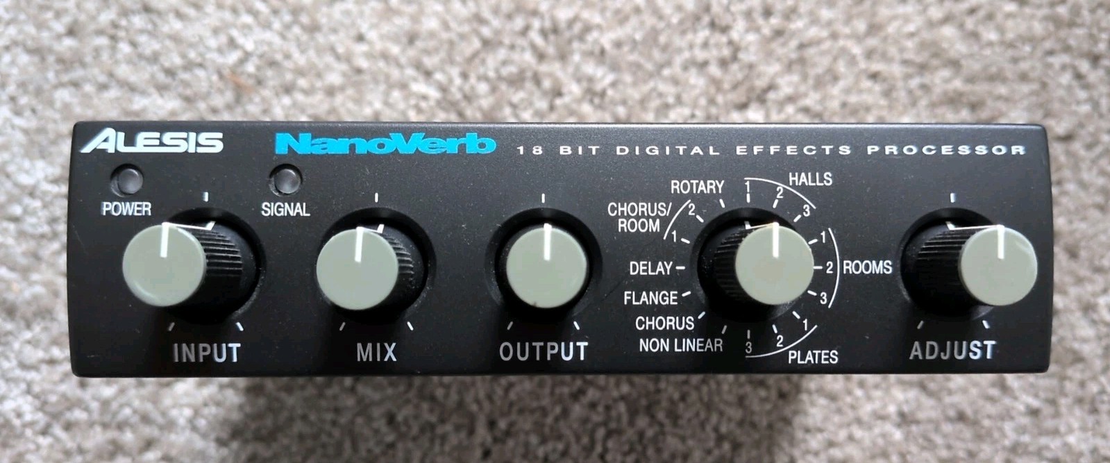 Alesis Nanoverb 18-Bit Digital Effects FX Processor *NO Power Adapter*