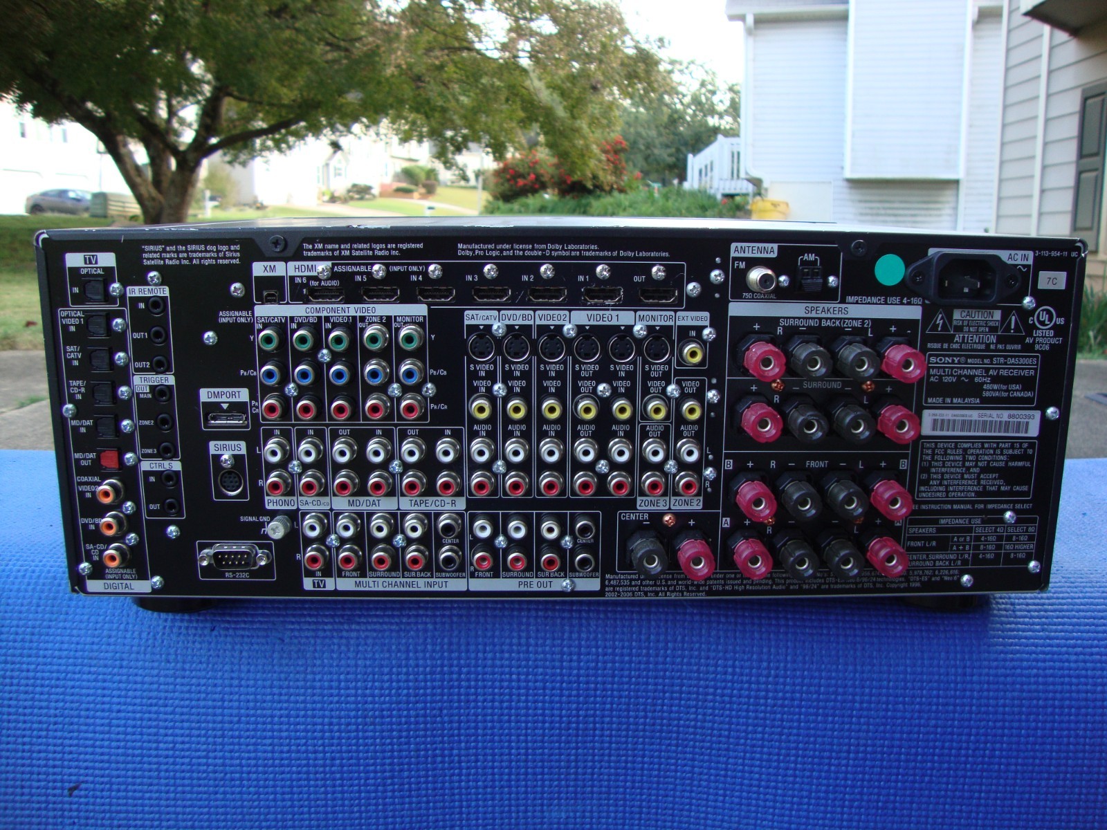 Sony STR-DA5300ES - Multi Channel 7.1 AV Receiver ~ HDMI 1080p Upconversion