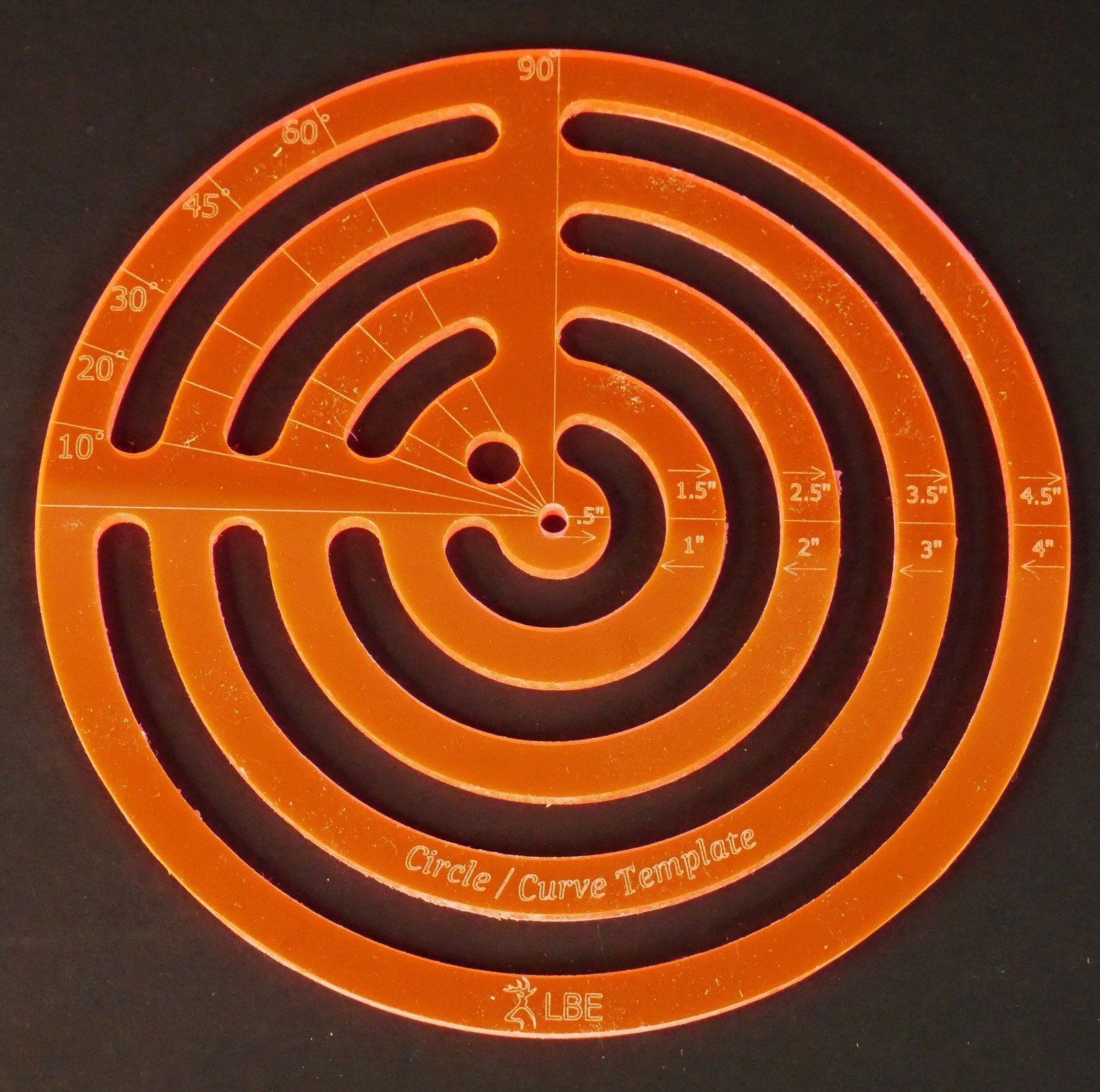 Various Quilting Templates Circle, 1/4" Seam Allowance, Diamond, Piecing Tool