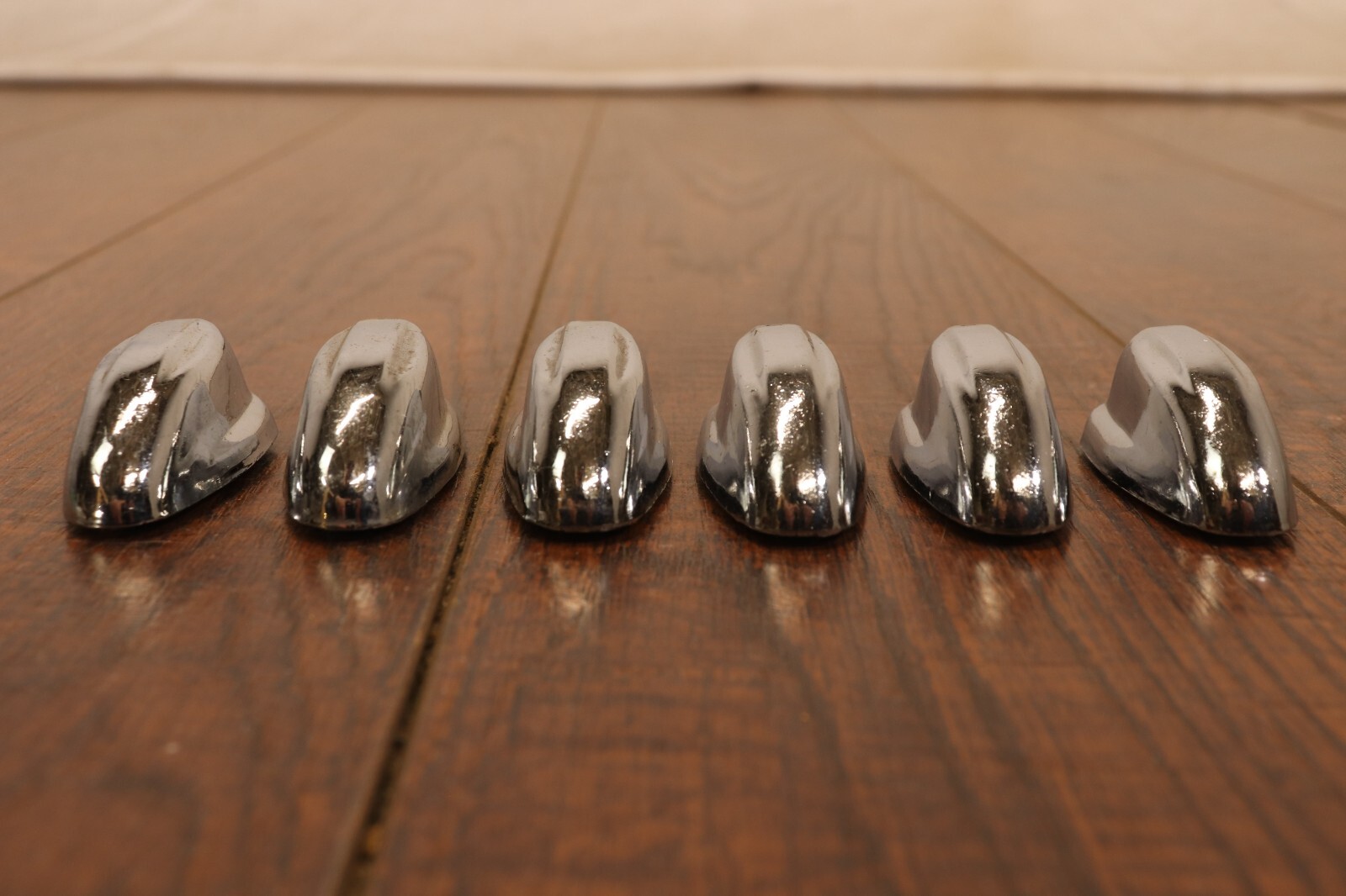 Unbranded Chrome Tom Drum Lugs 6pk #2