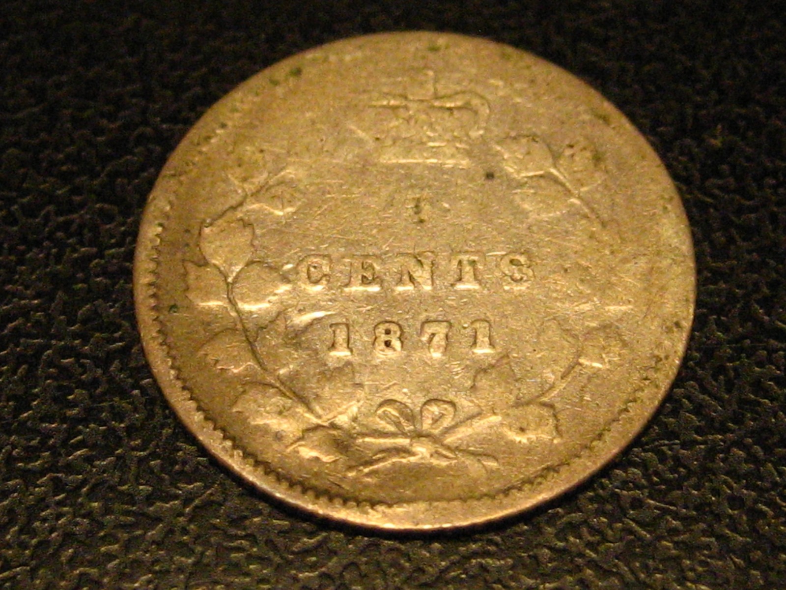 1871 Canadian 5 Cent Silver #2